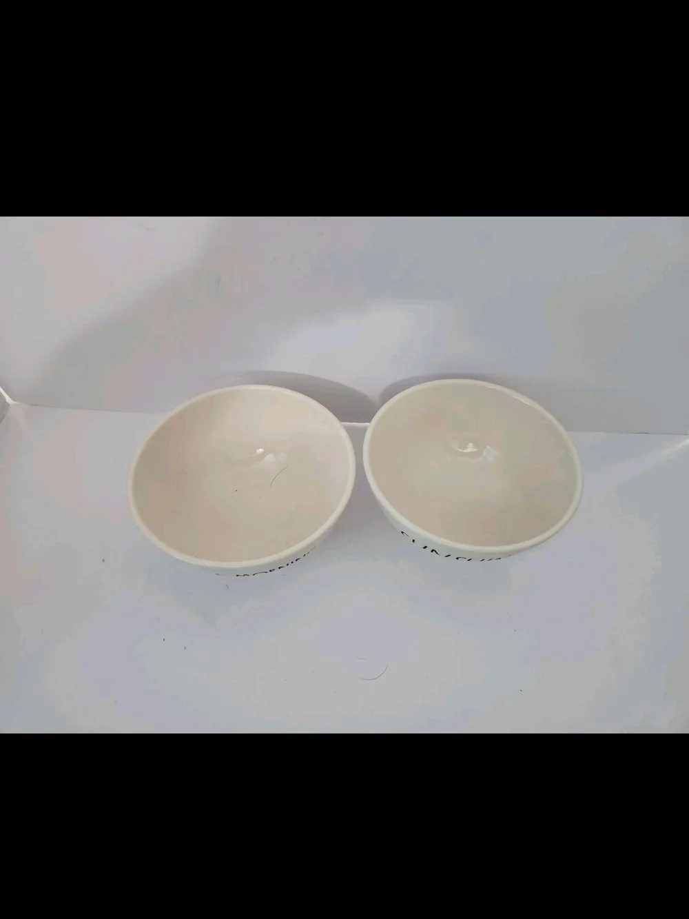 Rae Dunn White 'Good Morning' & 'Sunshine' Ceramic Breakfast Bowls - Set of 2